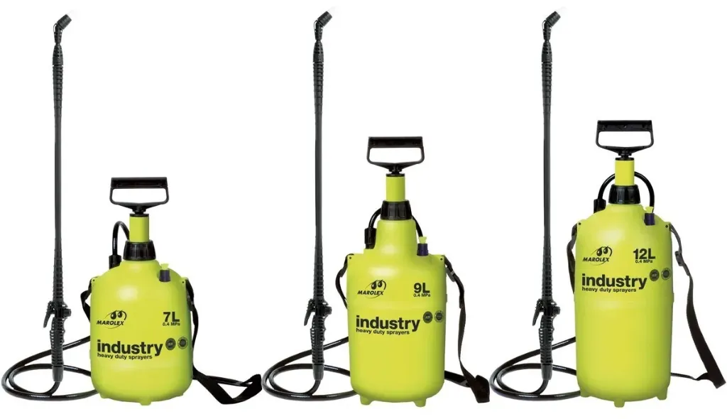 Sprayer ERGO Master geel - viton (chemie bestendig) (2 liter)