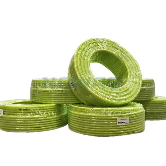 HASPELSLANG PU-HI-VIZ 8mm 100 meter groen