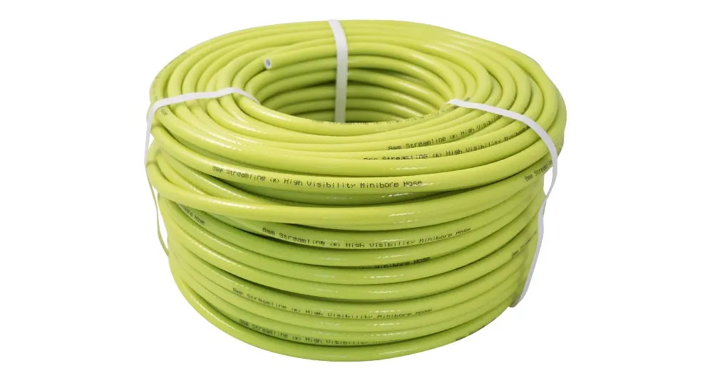 STREAMLINE - Haspelslang HI-VIZ 8mm 100M