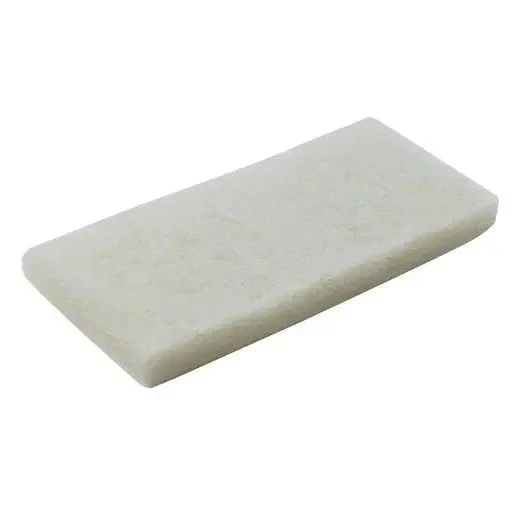 Professionele Witte Schuurpad - Extra Dik (25 x 11,5 cm) (Met gaten)